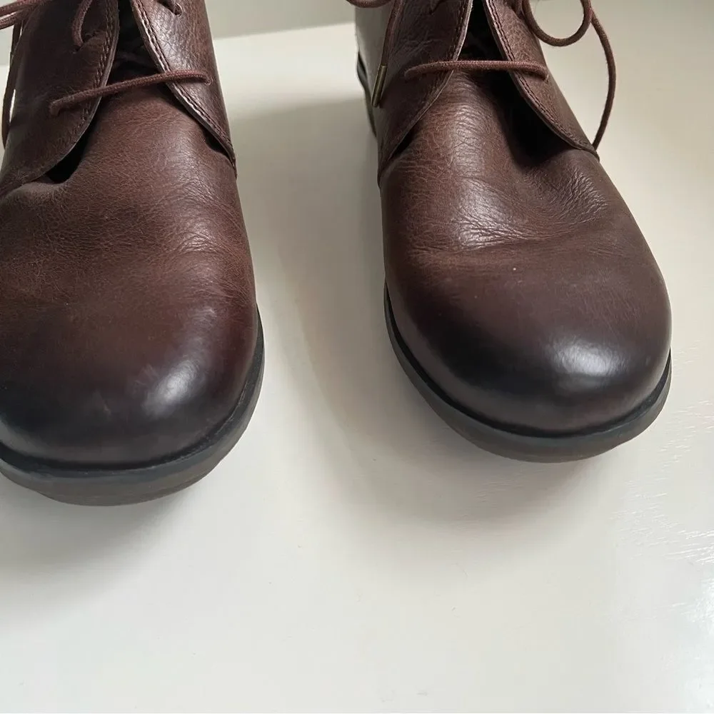 Dansko Joy Boot Ankle Bootie Brown Leather Size 11.5 Comfort